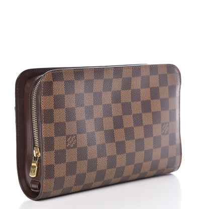 Louis Vuitton Damier Ebene Pochette Saint Louis Clutch 3 of 9