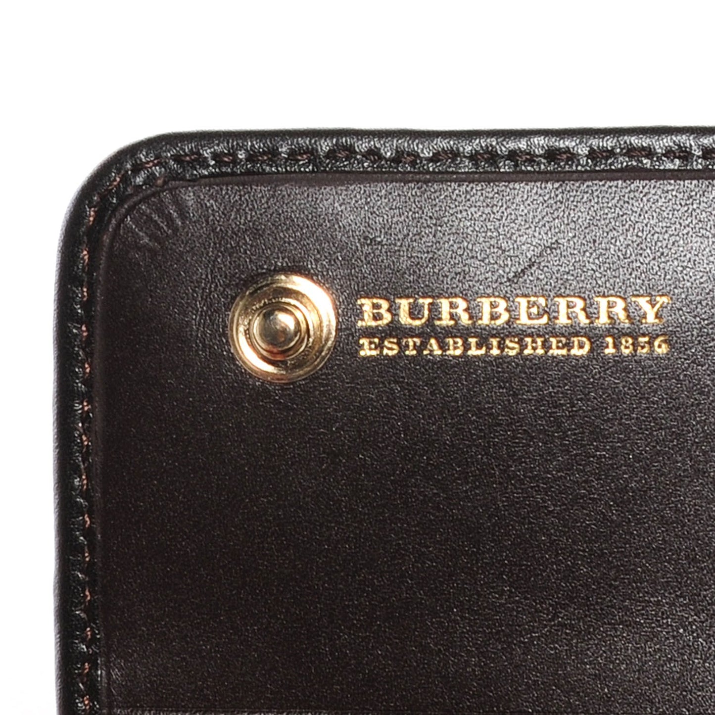 Haymarket Check Prima Continental Wallet Chocolate