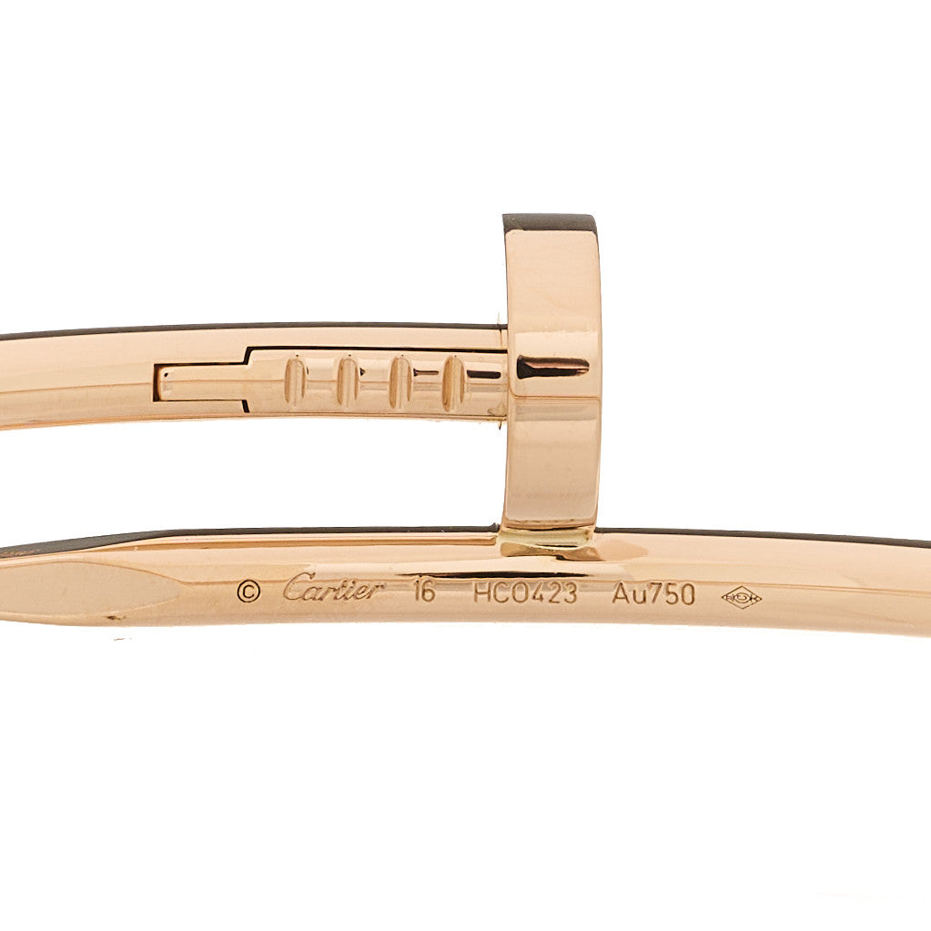 18K Pink Gold Juste Un Clou Bracelet 16