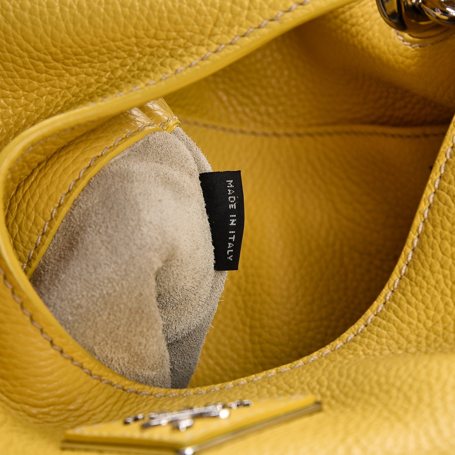 Prada Vitello Daino Chain Hobo Sole 7 of 12