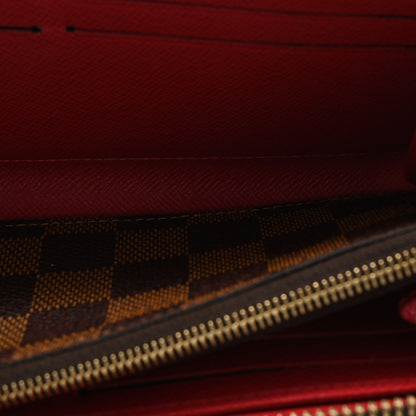 Louis Vuitton Damier Ebene Clemence Wallet Cherry 5 of 7