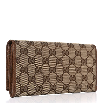 Gucci Monogram Continental Flap Wallet Brown 3 of 8