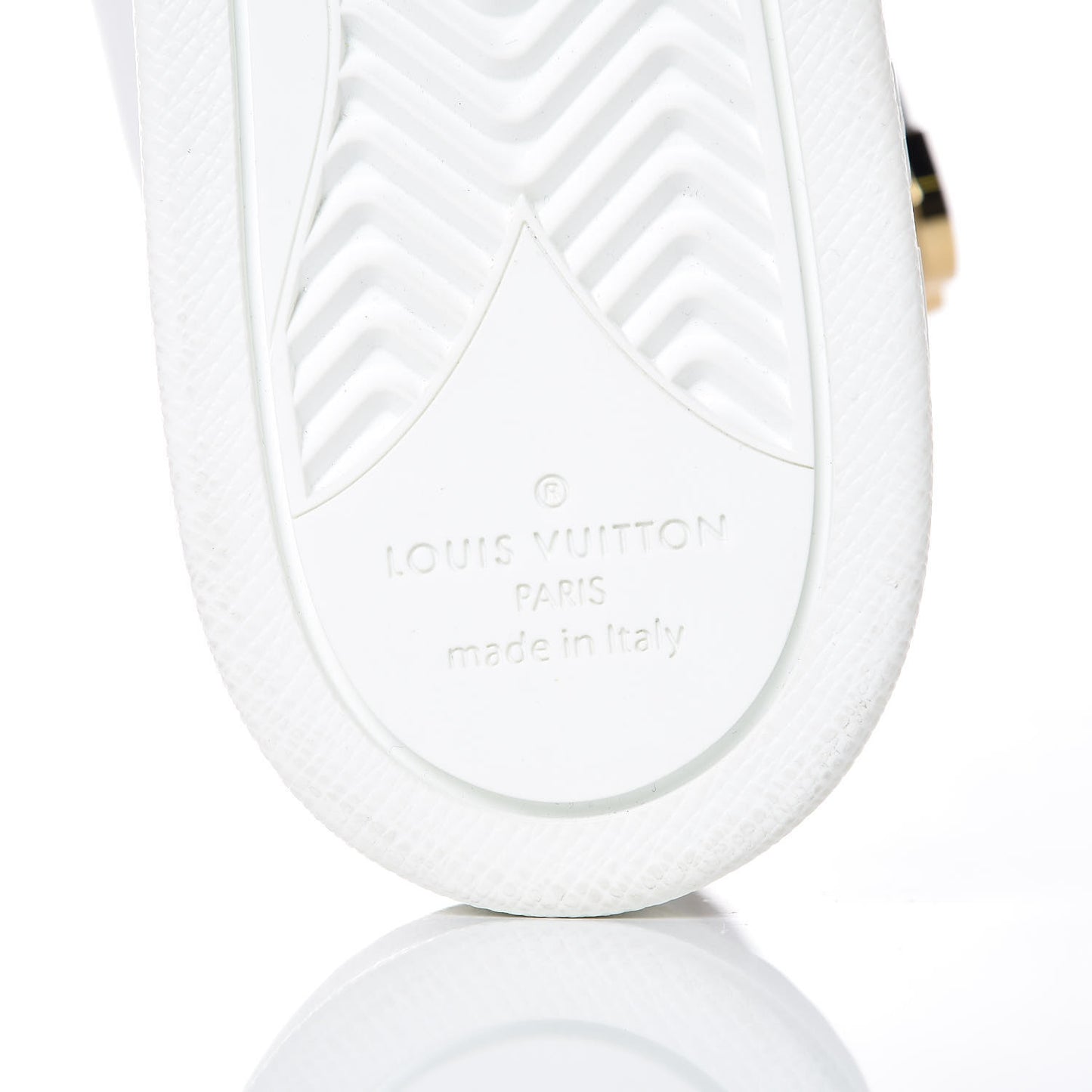 Calfskin Reverse Monogram Boombox High Top Sneakers 38 White