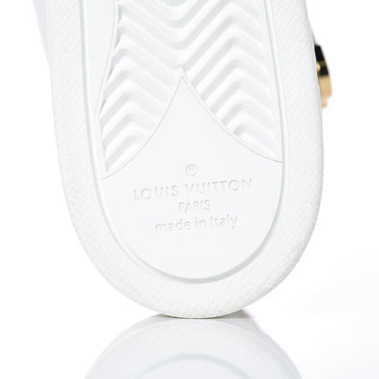 Louis Vuitton Calfskin Reverse Monogram Boombox High Top Sneakers 38 White 12 of 14