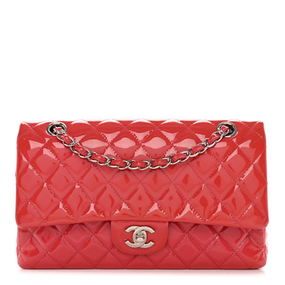 Chanel Patent Quilted Medium Double Flap Fuchsia 1 of 17