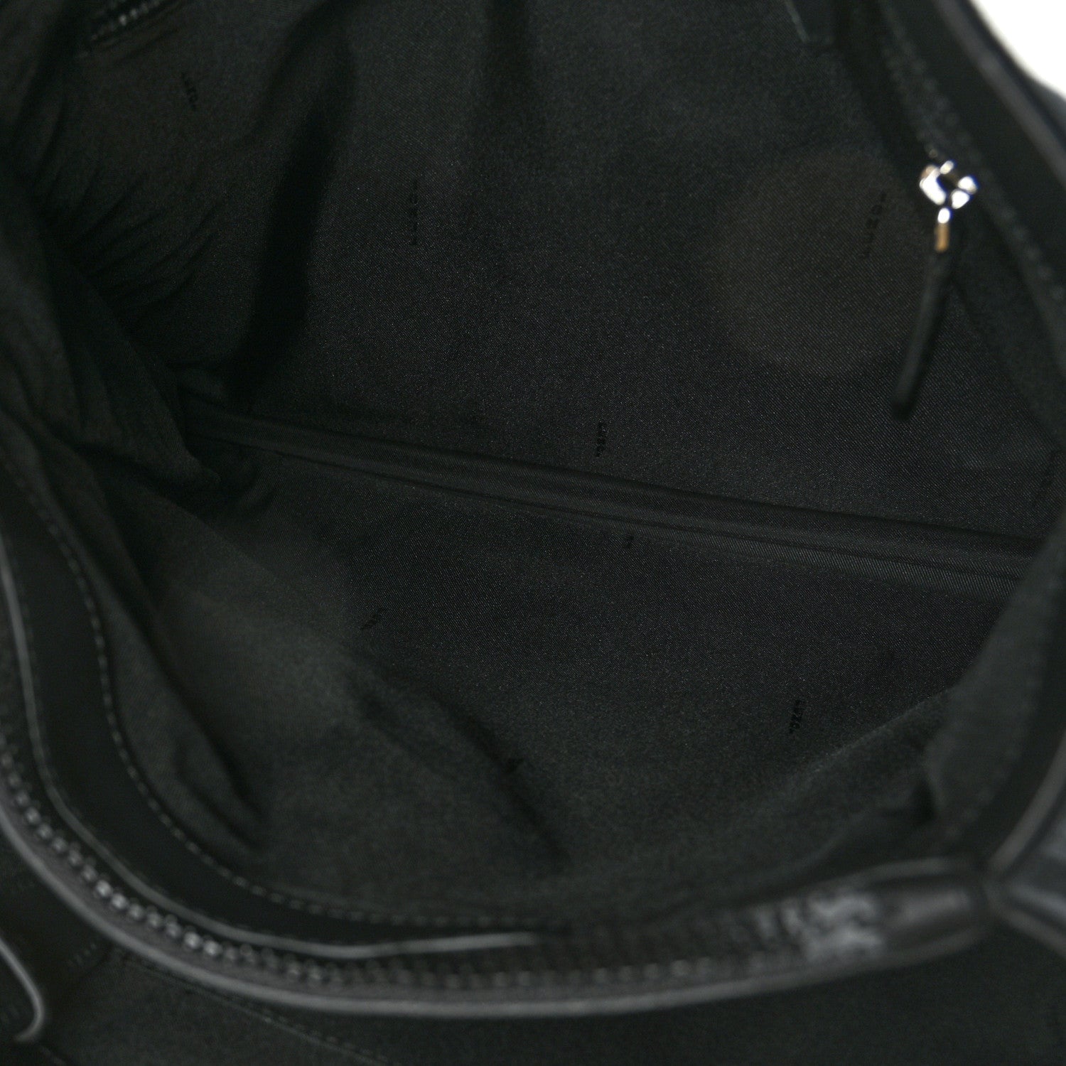 Fendi Canvas Stamp Patch Tote Black Brown 5 of 9