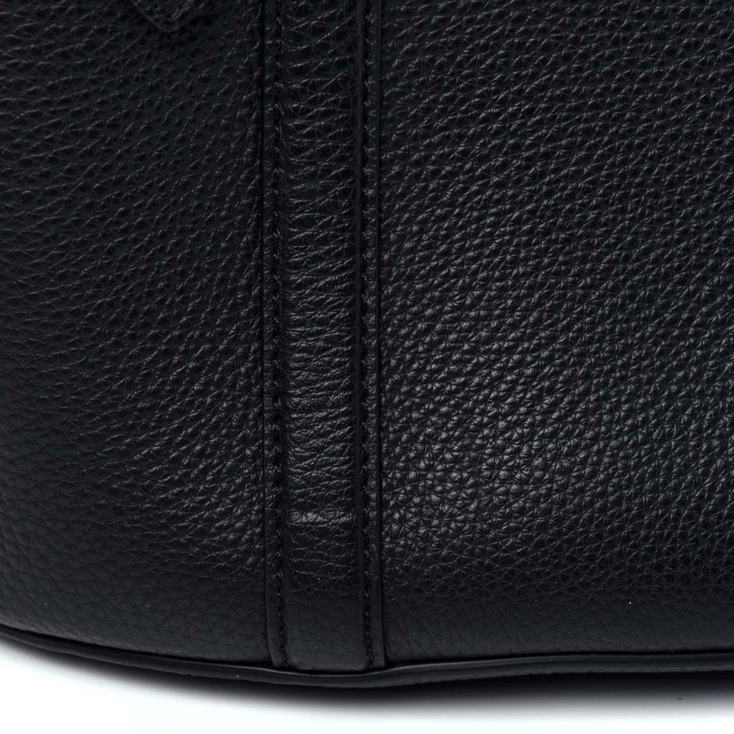 Mulberry Small Classic Grain Calfskin Bucket Tote Bag Black 21 of 21