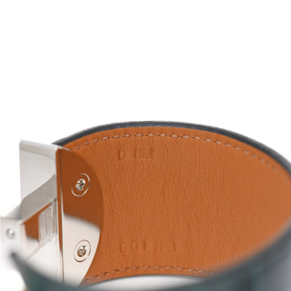 Hermes Shiny Alligator 2002 Bracelet T2 Vert Cypress 5 of 8