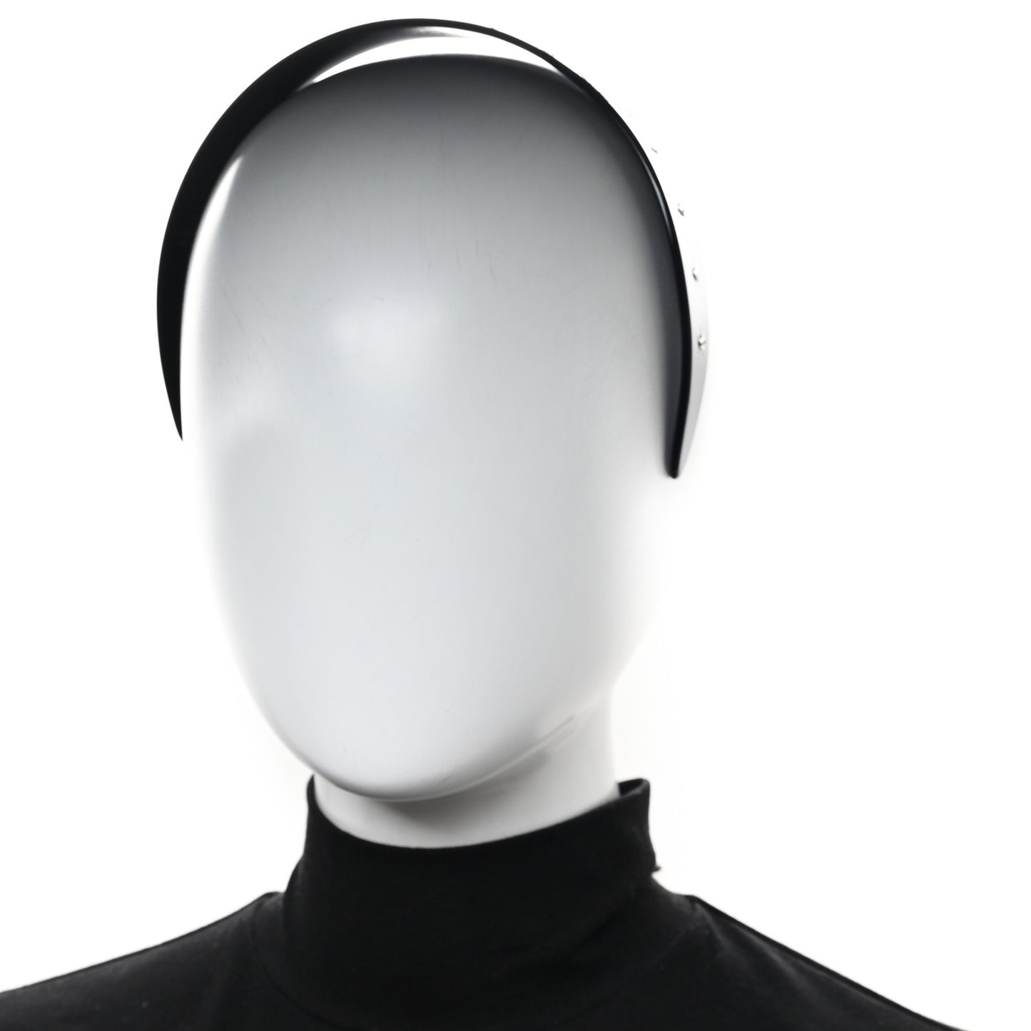 Resin Crystal Interlocking G Headband Black
