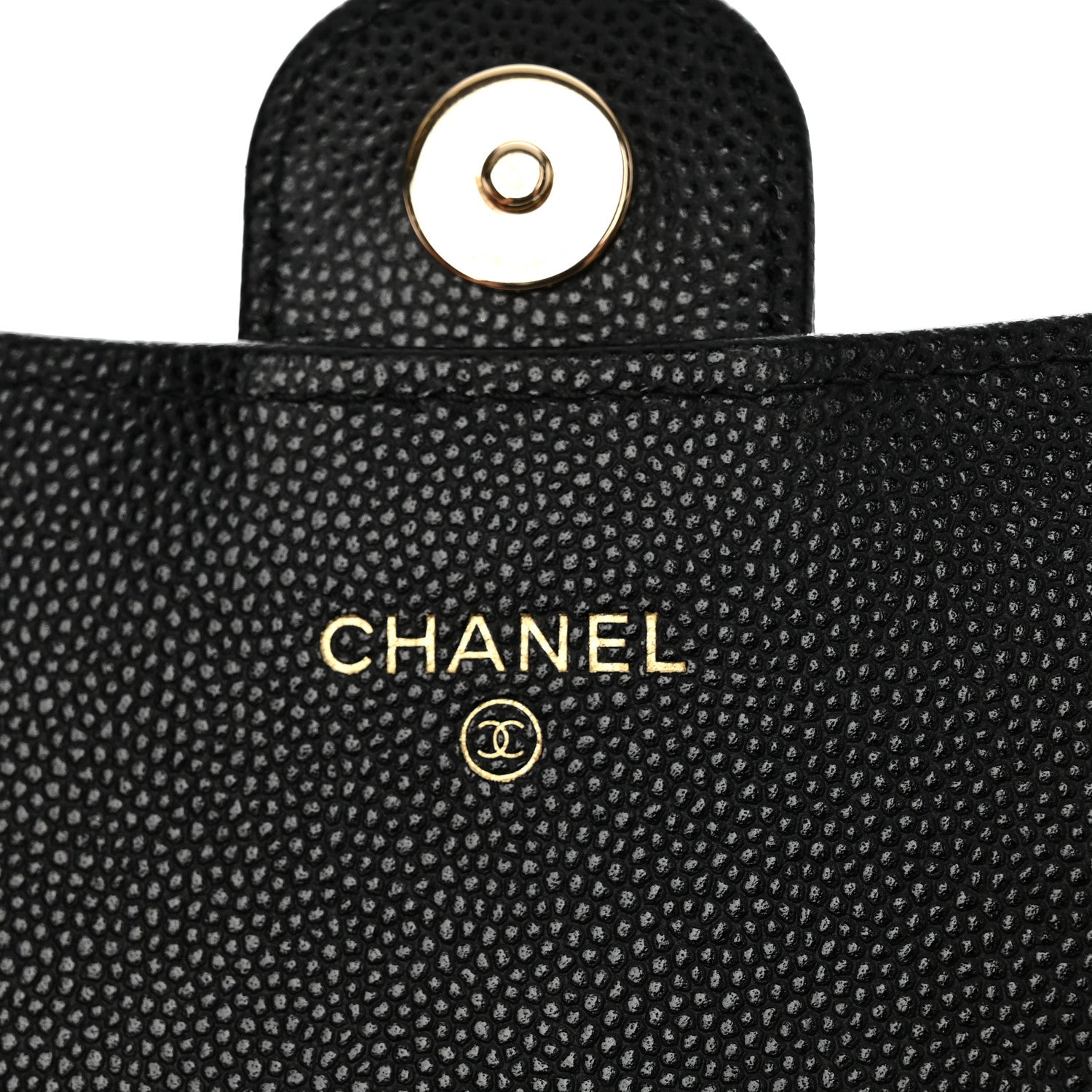 Chanel Caviar Quilted Phone Holder Wallet on Removable Chain Black 7 of 13