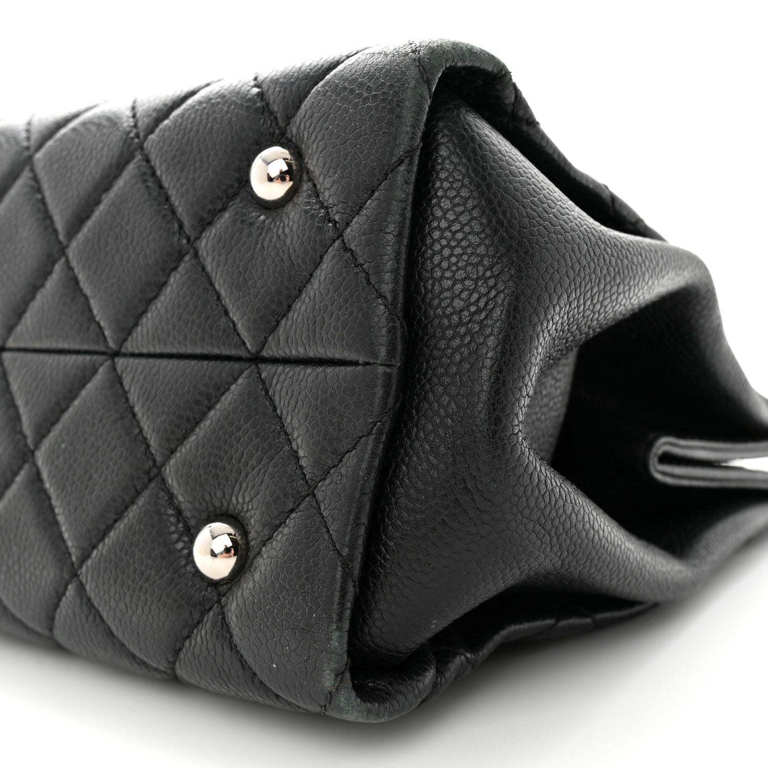 Chanel Soft Caviar Quilted CC Timeless Tote Black 10 of 18