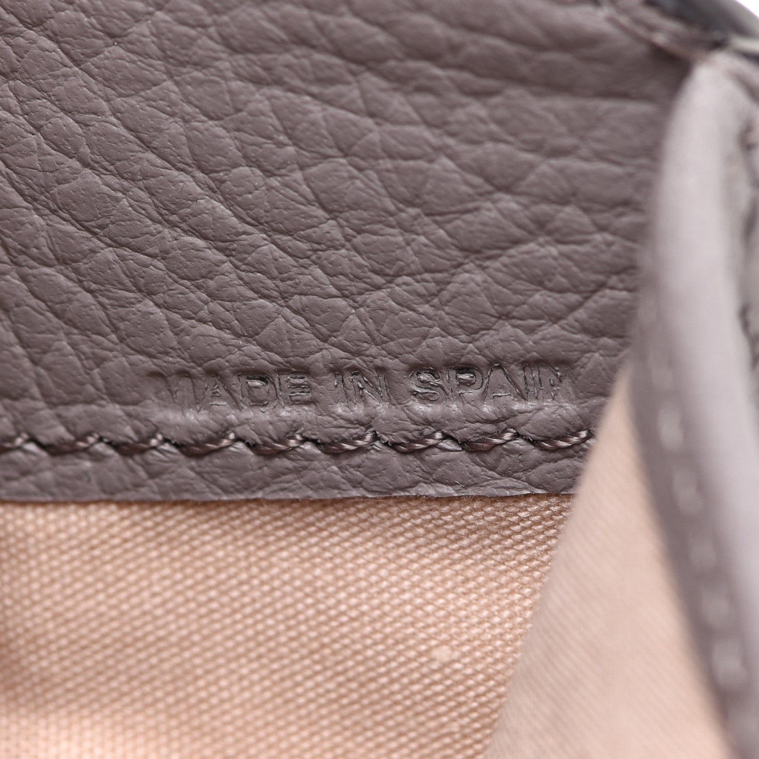 Chloe Calfskin Alphabet Trifold Wallet Cashmere Grey 9 of 12
