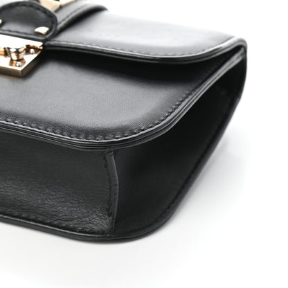 Valentino Garavani Vitello Small Glam Lock Rockstud Flap Black 8 of 8
