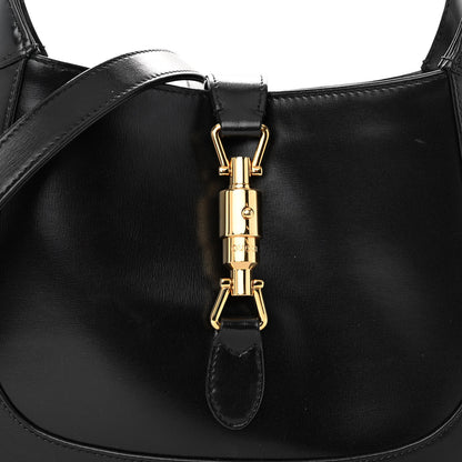 Gucci Boarded Dyana Lux Calfskin Small Jackie 1961 Hobo Black 7 of 10