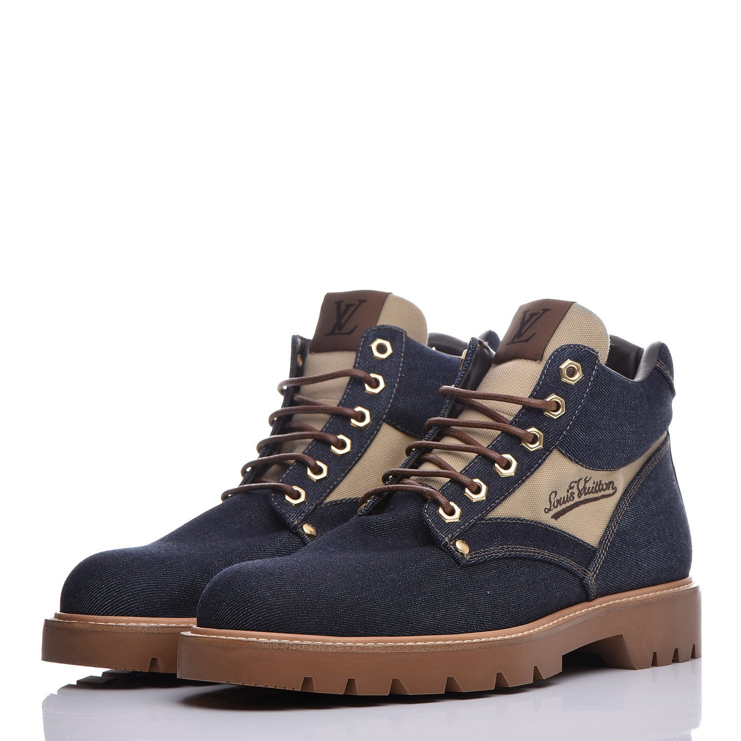 Denim Mens Oberkampf Ankle Boots 8 Marine
