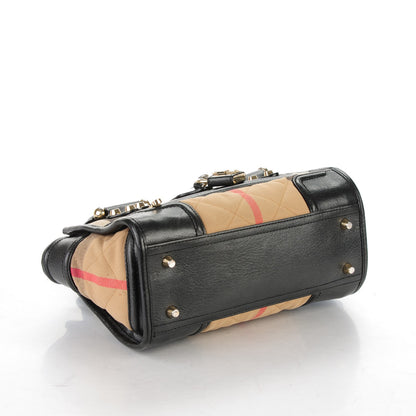 Burberry House Check Quilted Mini Manor Black 4 of 8