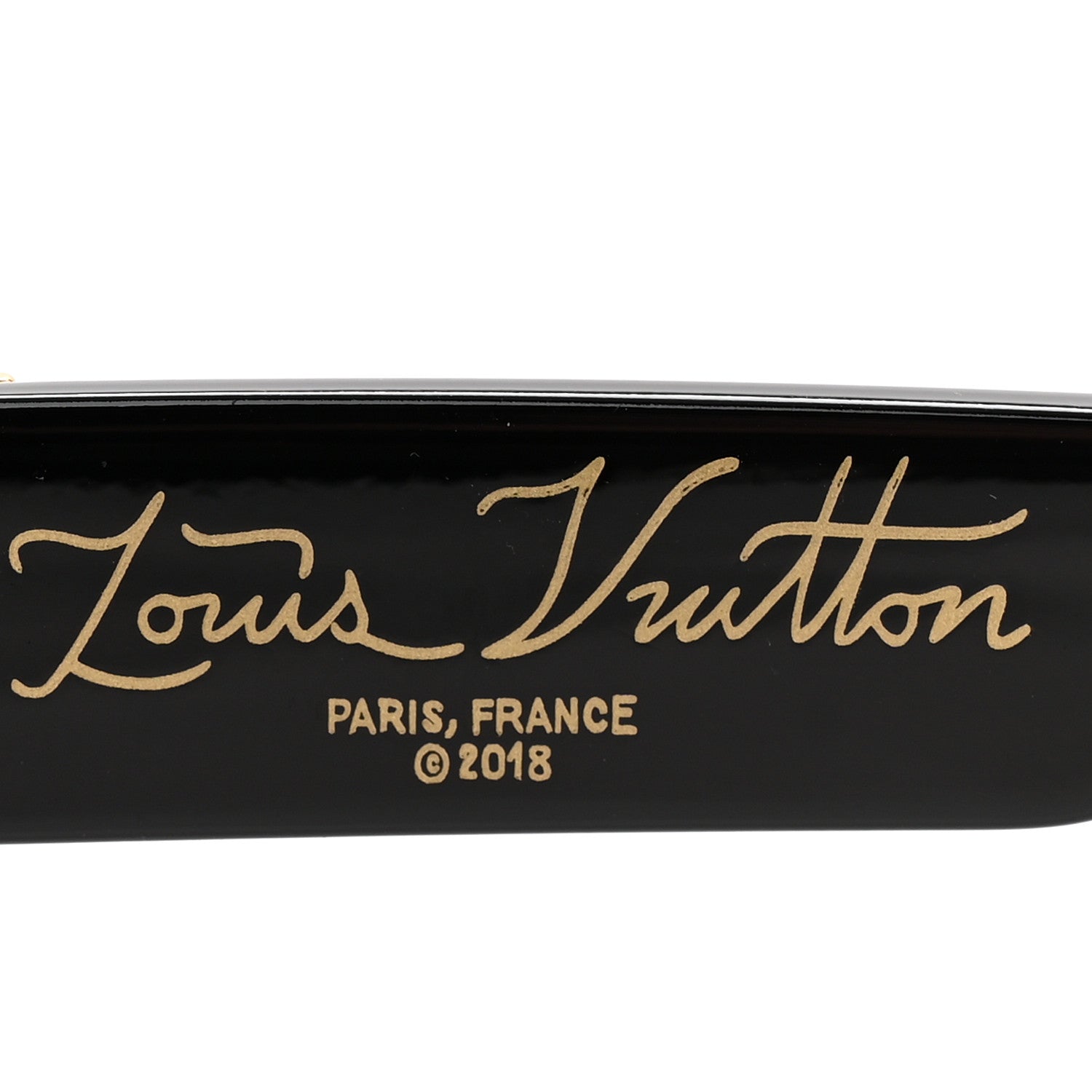 Louis Vuitton Acetate 1.1 Millionaires Sunglasses Z1165W Black 5 of 9