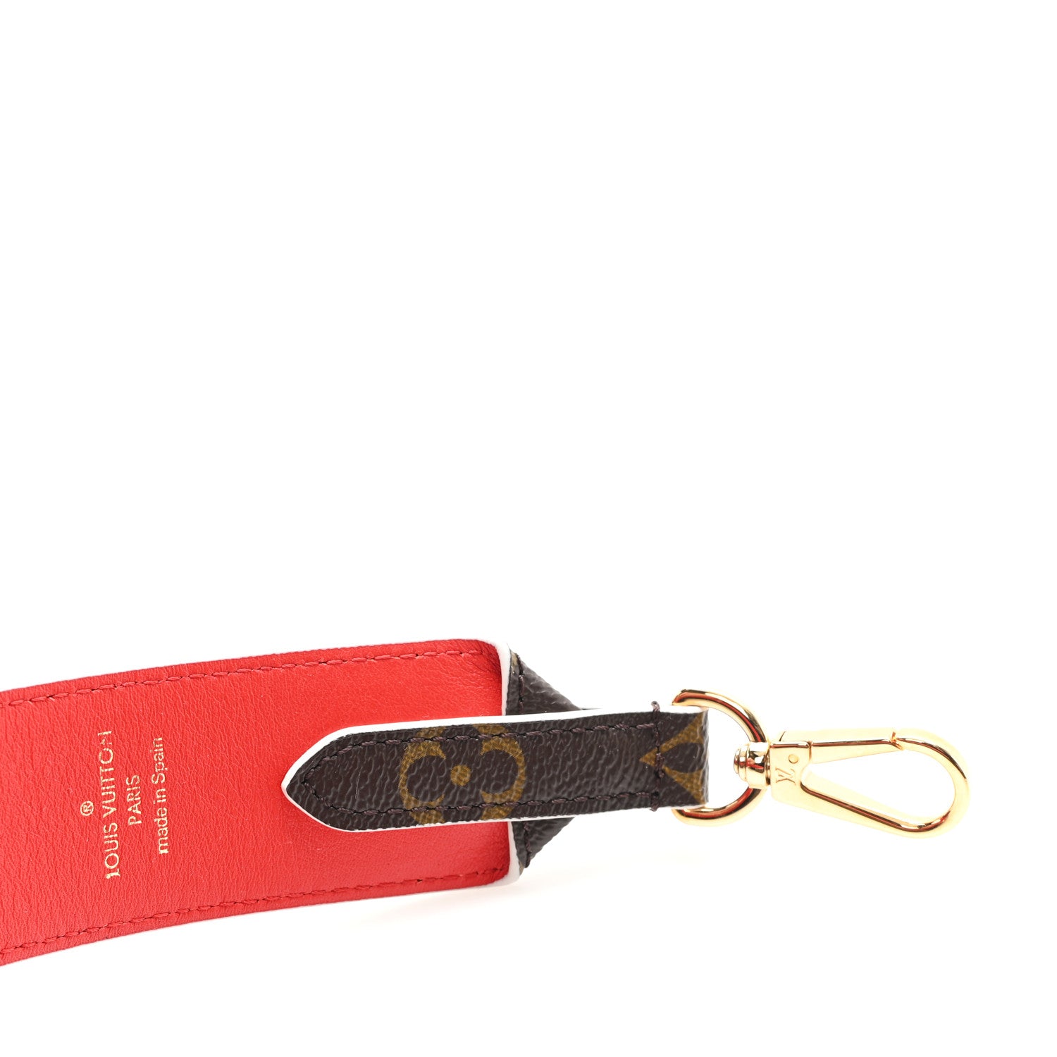Louis Vuitton Monogram Bandouliere Shoulder Strap Red 3 of 3