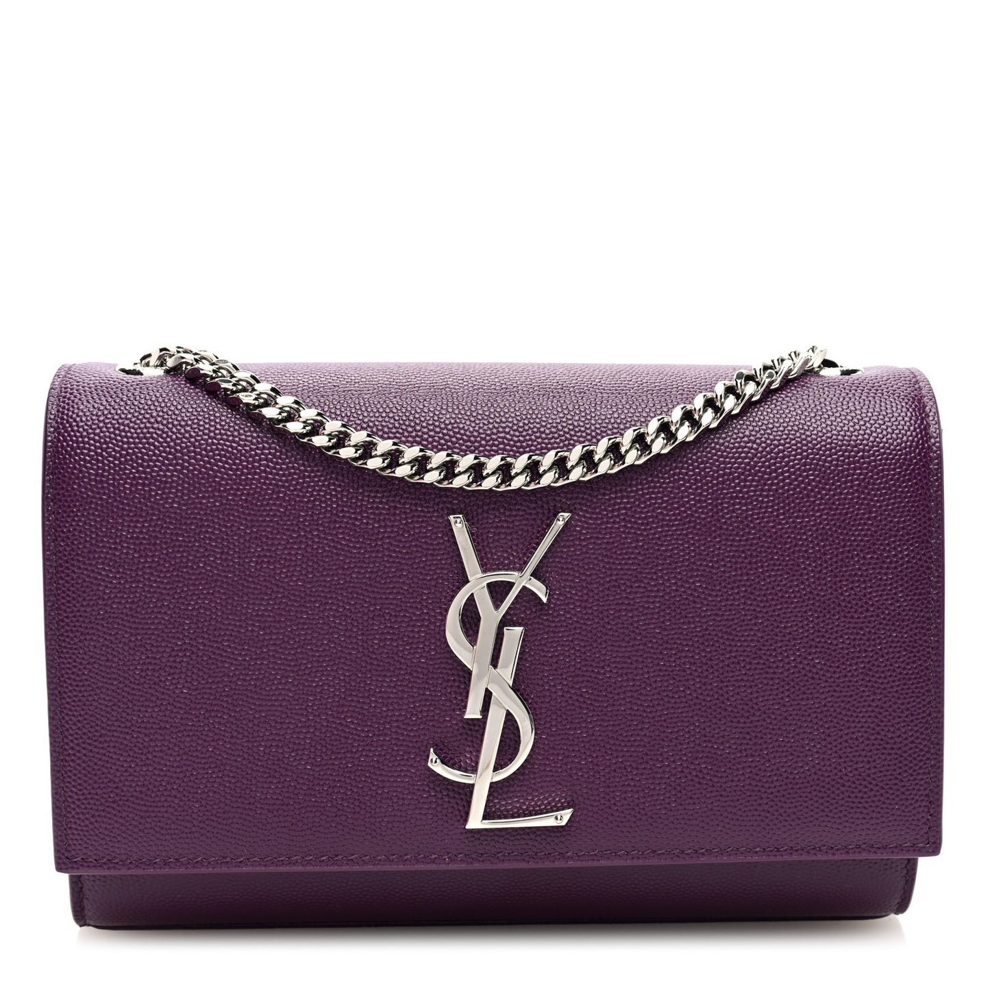 Grain De Poudre Small Classic Monogram Kate Satchel Amaranto