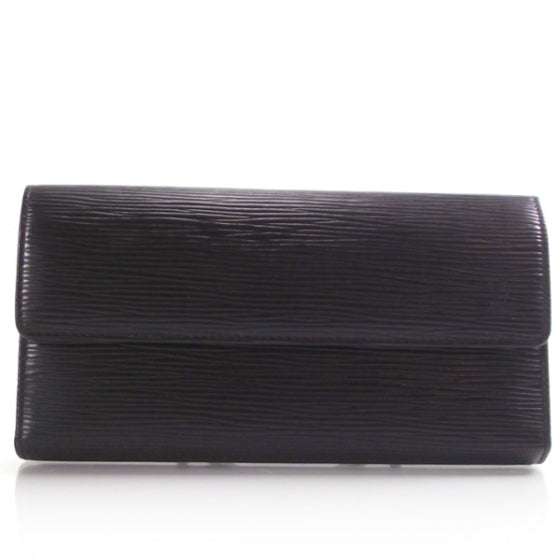 Epi Porte Tresor International Wallet BLACK
