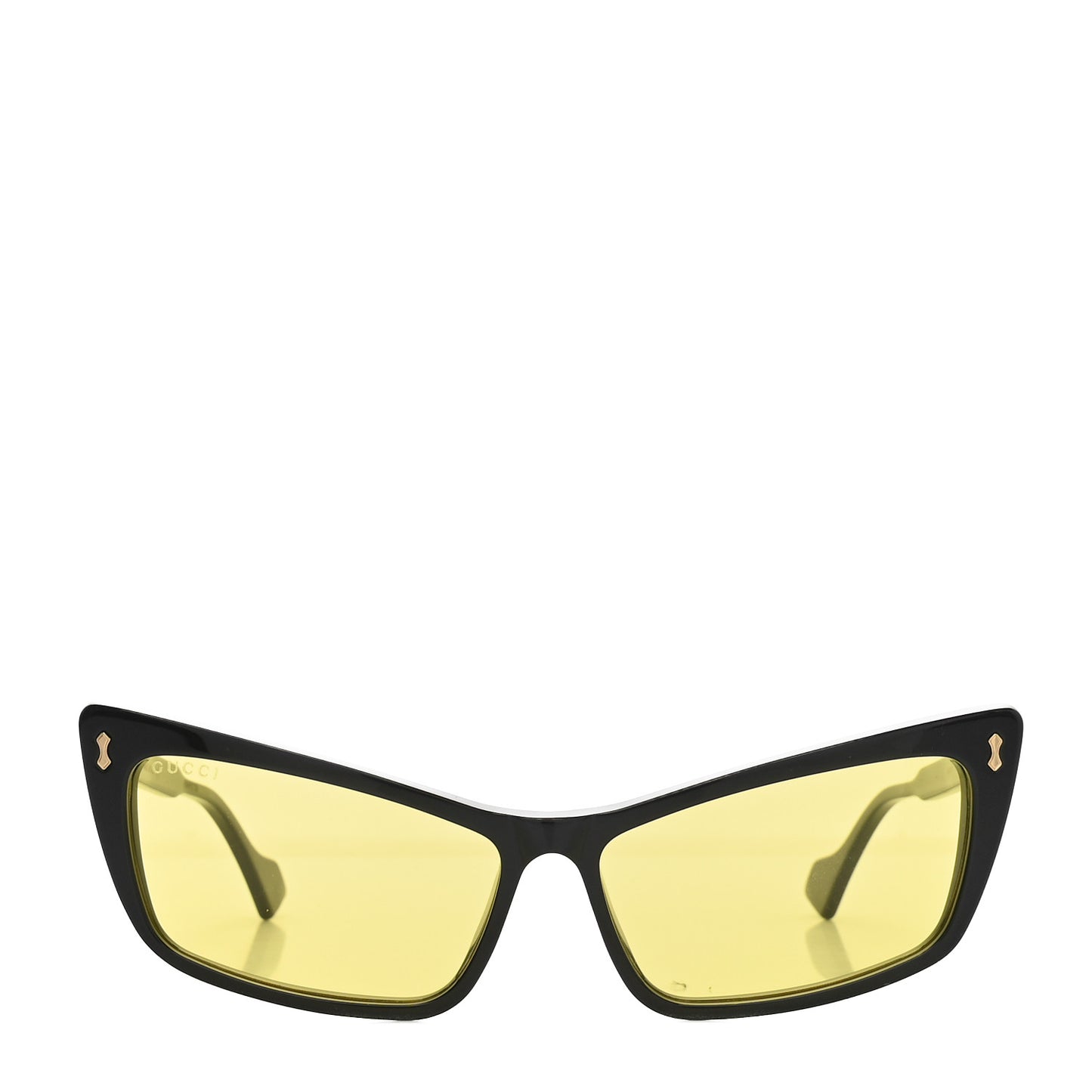 Acetate Cat Eye Sunglasses GG0626S Black Yellow