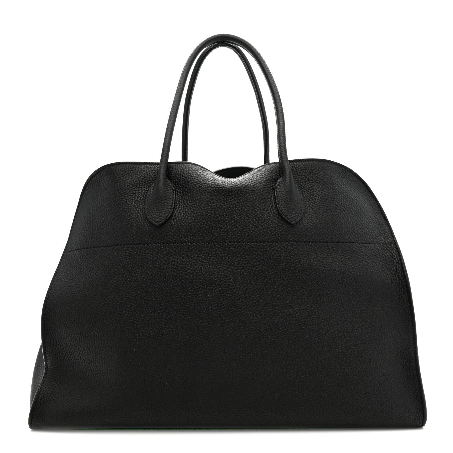 The Row Grained Calfskin Soft Margaux 17 Black 1 of 19