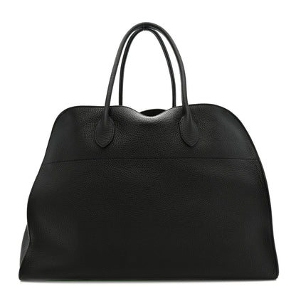 The Row Grained Calfskin Soft Margaux 17 Black 1 of 19