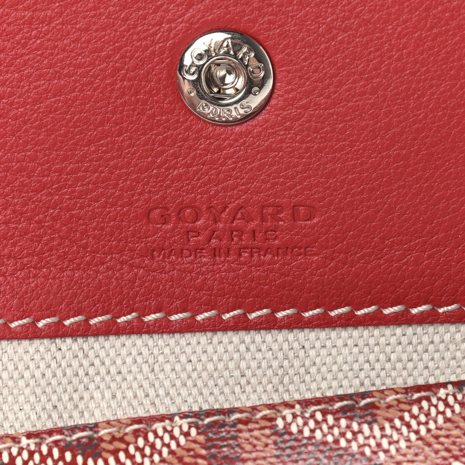 Goyard Goyardine Saint Louis PM Red 7 of 10