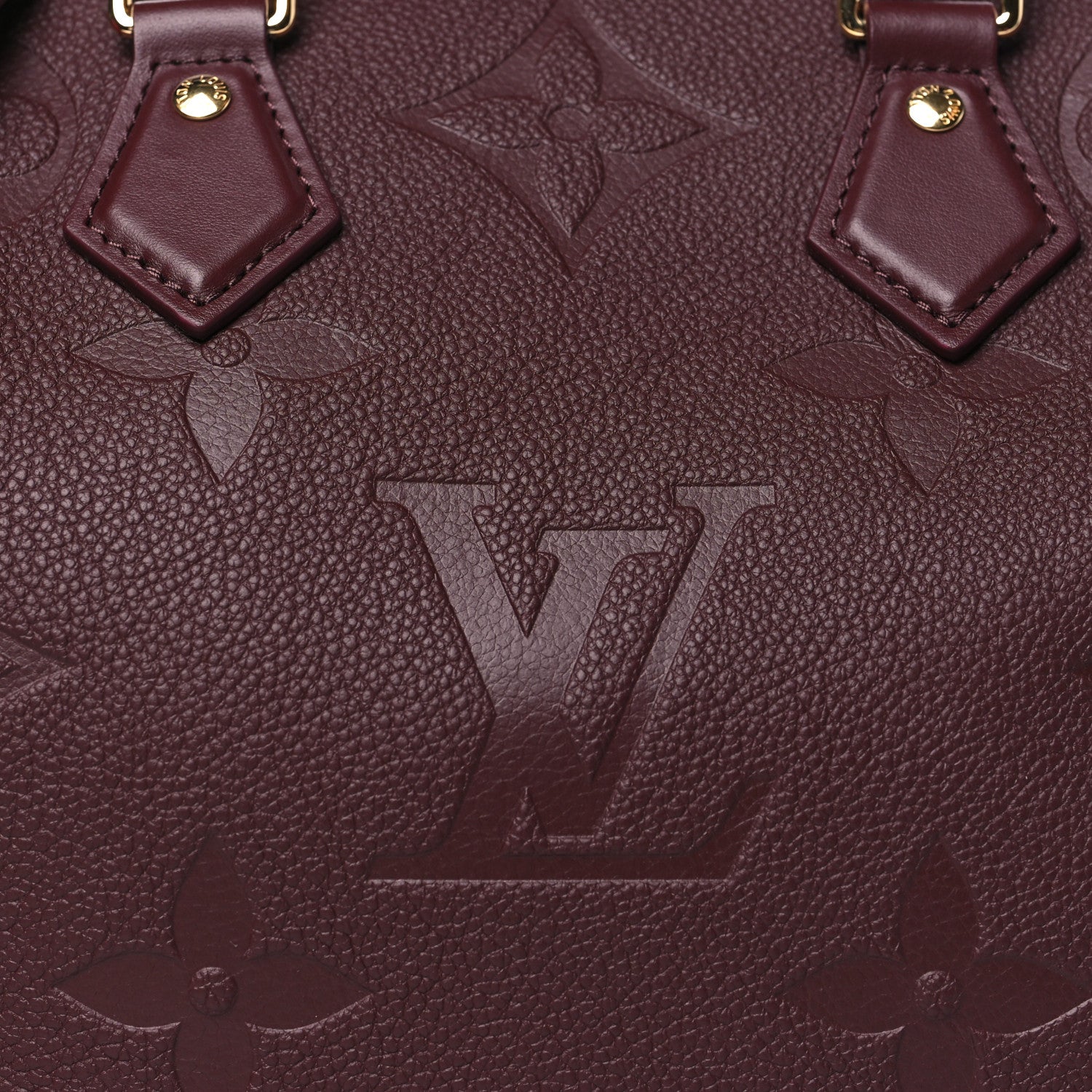 Louis Vuitton Empreinte Monogram Giant Speedy Bandouliere 25 Wine 7 of 9