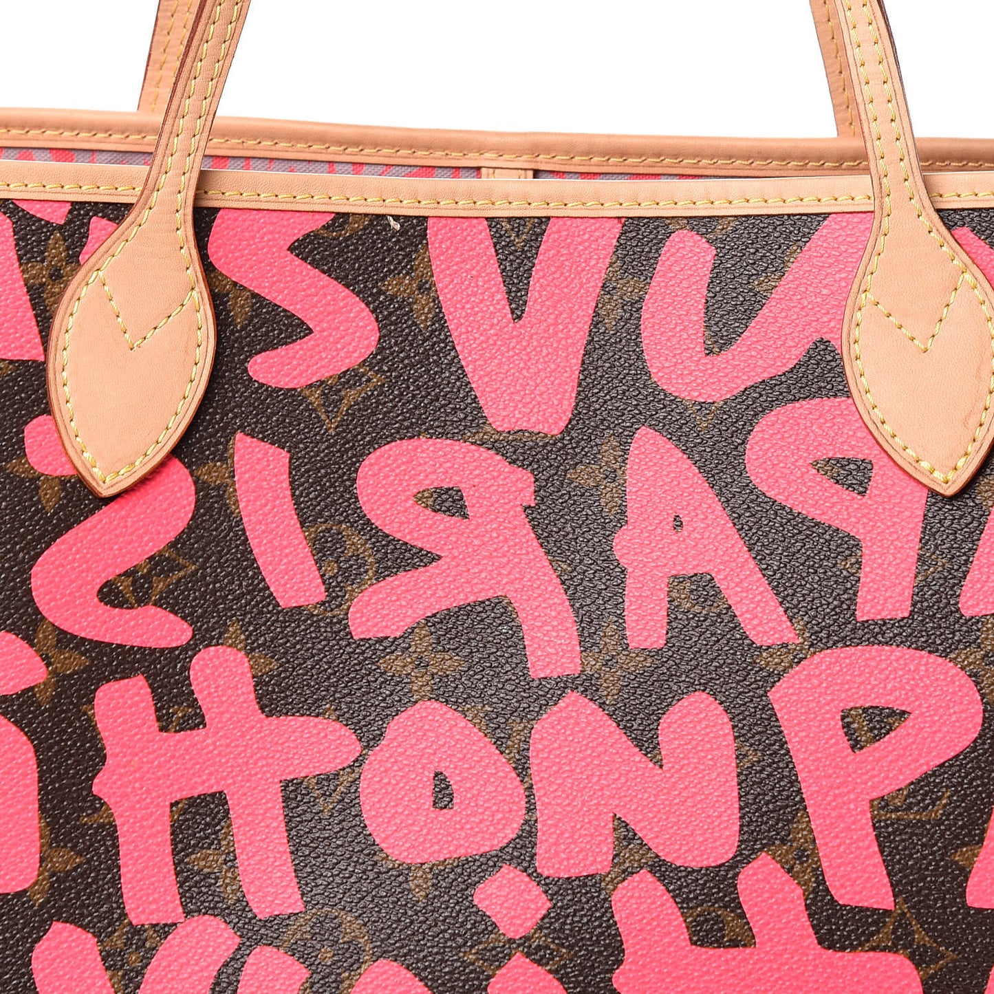 Monogram Graffiti Neverfull GM Fuchsia