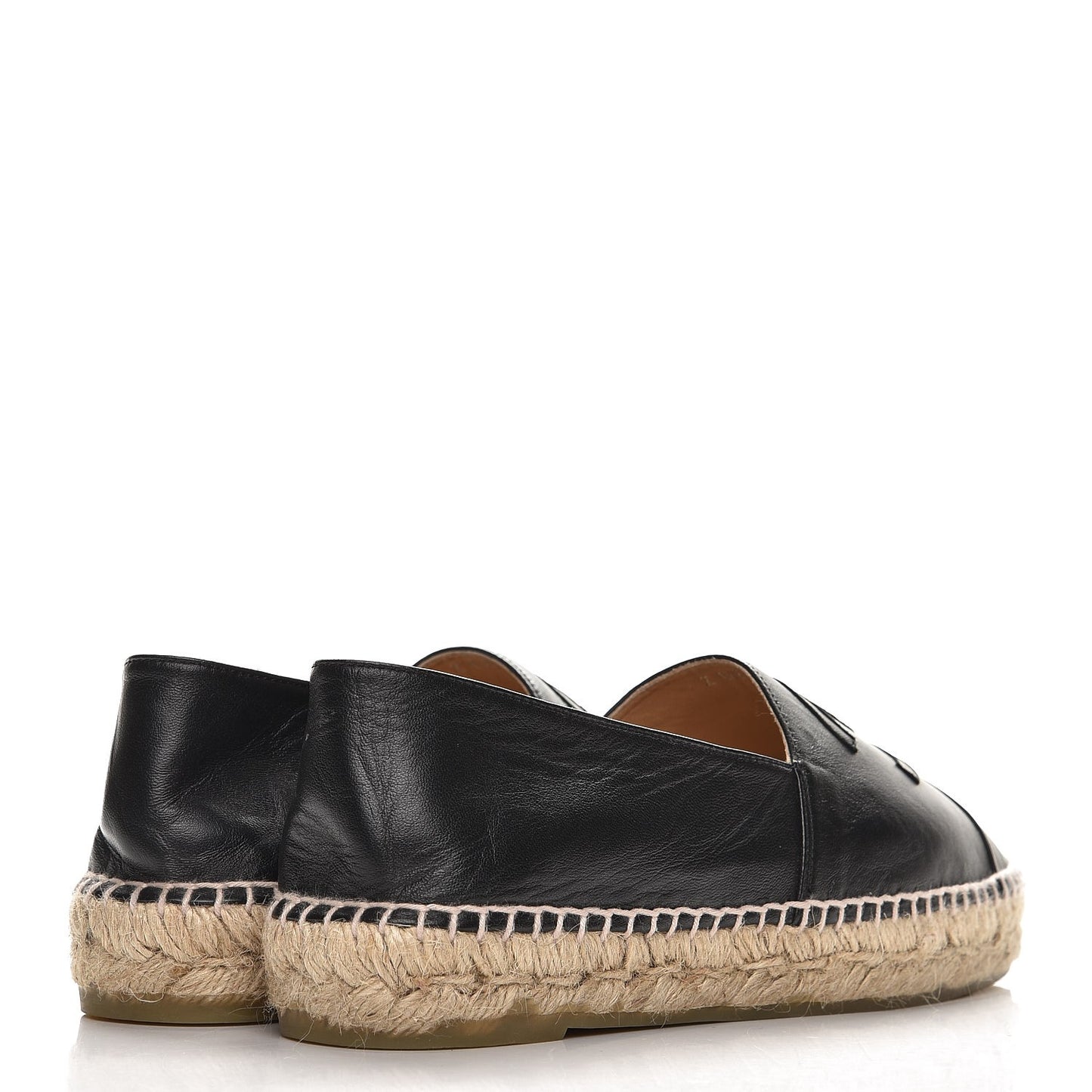 Lambskin CC Espadrilles 39 Black