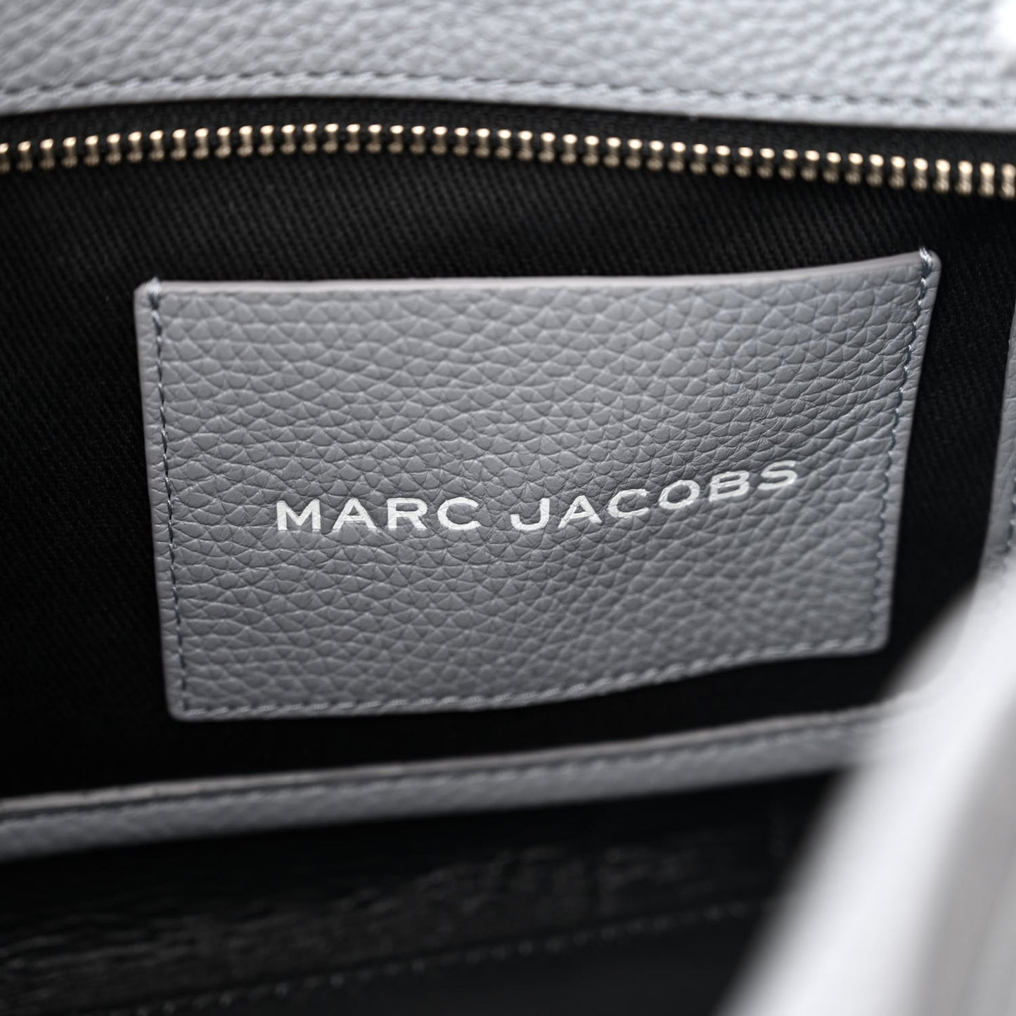 Grained Calfskin Small The Tote Bag Grey