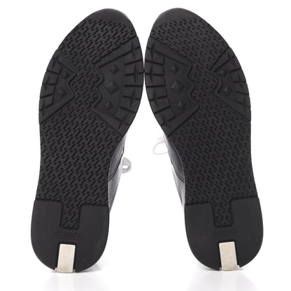 Hermes Calfskin Womens Trail Sneakers 39.5 Black 5 of 8