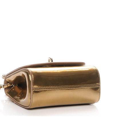 Mulberry Metallic Patent Mini Lily Gold 4 of 6