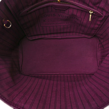 Louis Vuitton Monogram Totem Neverfull MM Magenta 5 of 10