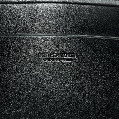 Bottega Veneta Nappa Maxi Intrecciato Large Cassette Flat Zip Pouch Black 6 of 8