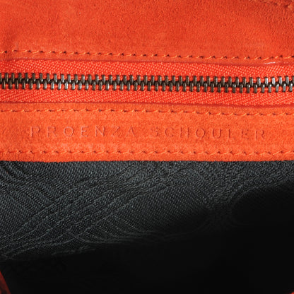 Proenza Schouler Suede PS1 Mini Pouch Messenger Bag Orange 6 of 8
