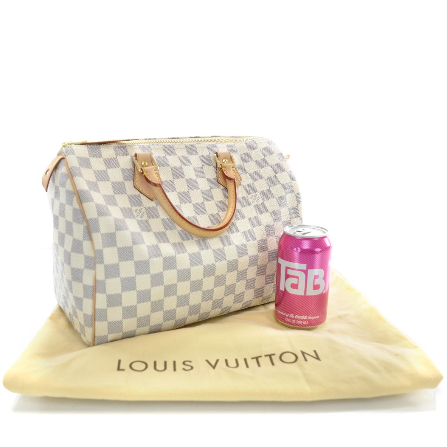 Louis Vuitton Damier Azur Speedy 30 3 of 9