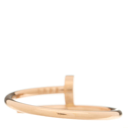 Cartier 18K Pink Gold Small Juste Un Clou Ring 60 9 4 of 5