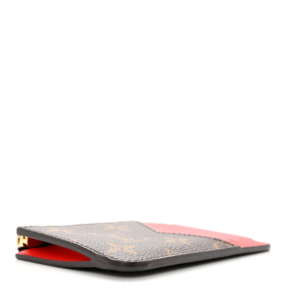 Louis Vuitton Monogram Zipped Romy Card Holder Red 4 of 7