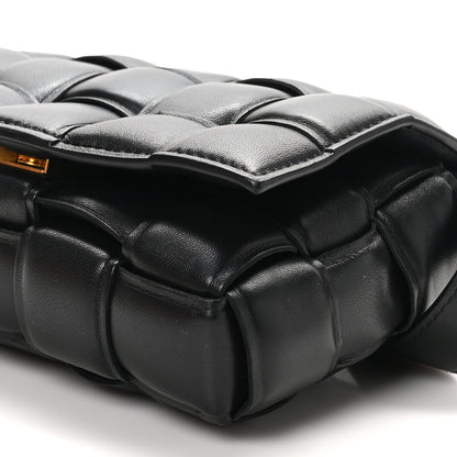 Bottega Veneta Nappa Maxi Intreccio Small Padded Cassette Crossbody Bag Black 9 of 9