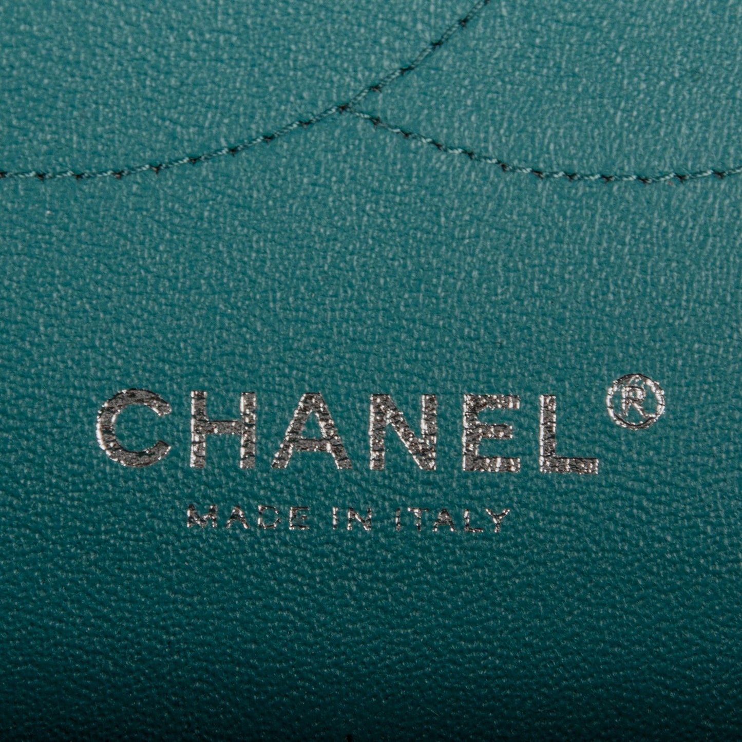Lambskin Quilted Jumbo Double Flap Turquoise