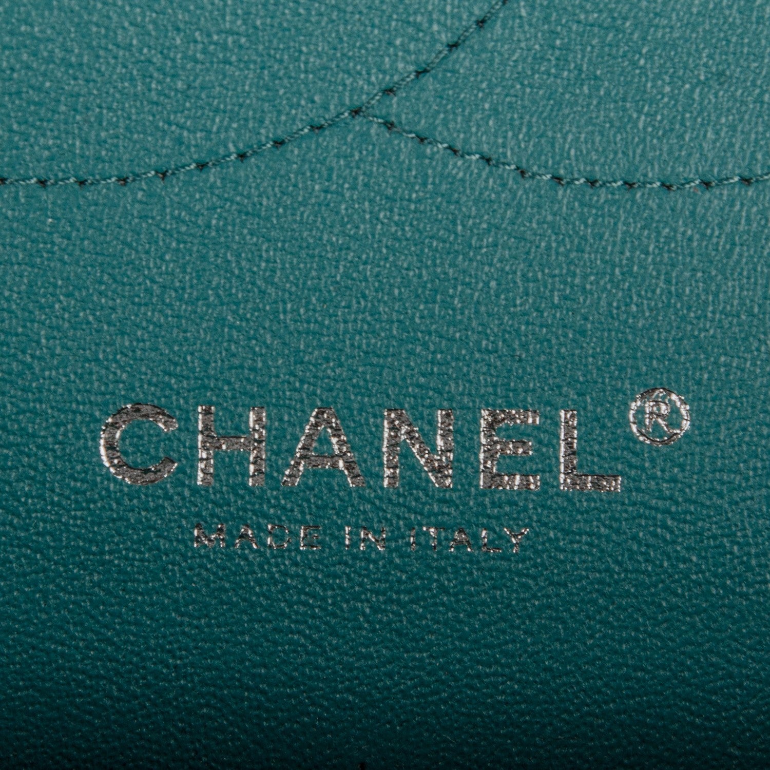 Chanel Lambskin Quilted Jumbo Double Flap Turquoise 7 of 8