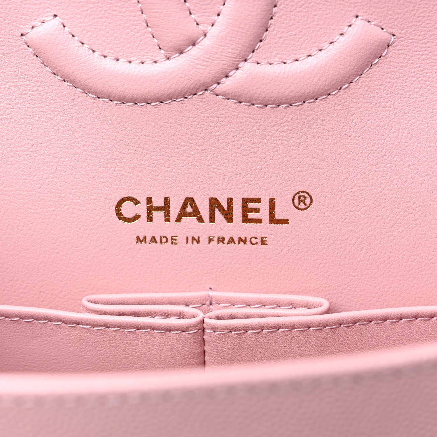 Chanel Caviar Quilted Medium Double Flap Light Pink 6 of 10