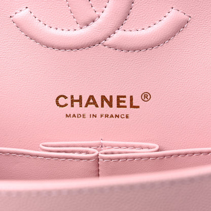 Chanel Caviar Quilted Medium Double Flap Light Pink 6 of 10