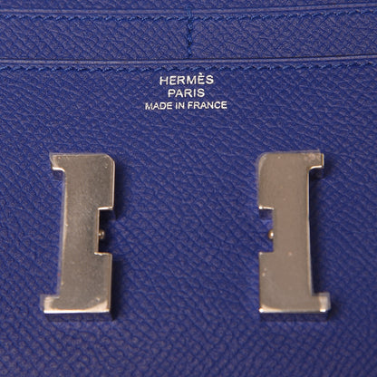 Hermes Epsom Constance Short Wallet Bleu Electrique 6 of 8