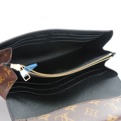 Louis Vuitton Monogram Triangle Wallet Black 5 of 7