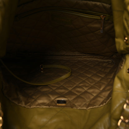 Chanel Shiny Calfskin Quilted Chanel 22 Green 6 of 11