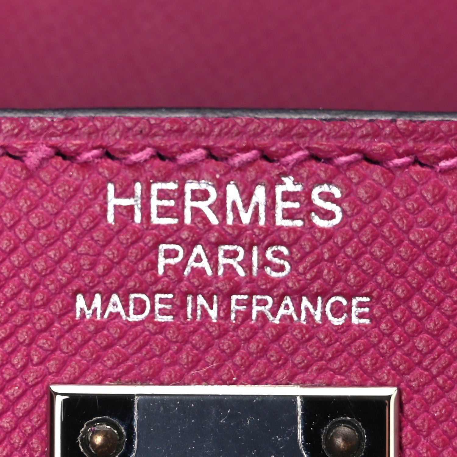 Hermes Epsom Verso Kelly Sellier 25 Rose Pourpre Sienne 6 of 11