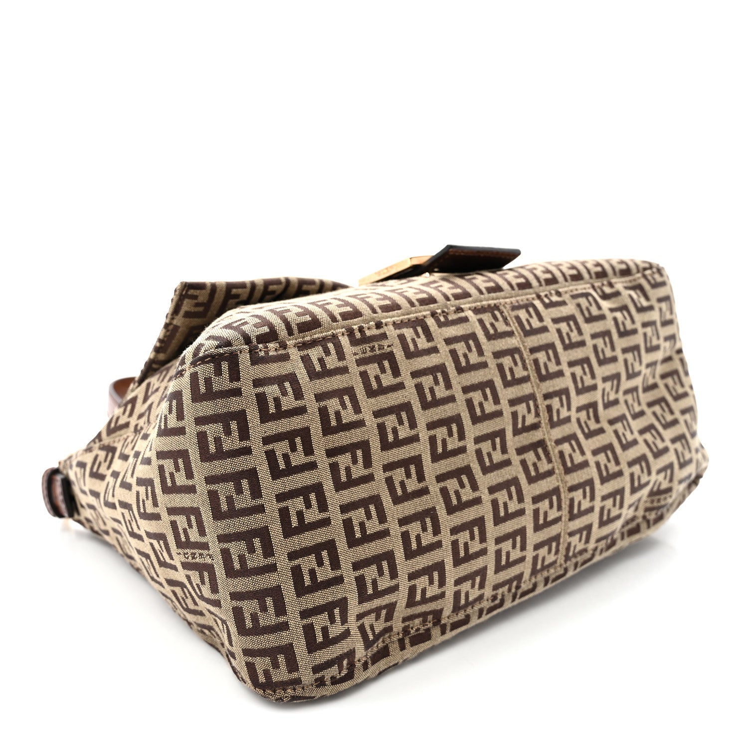 Fendi Zucchino Vitello Mama Baguette Mogano Panna Bruciato 4 of 10